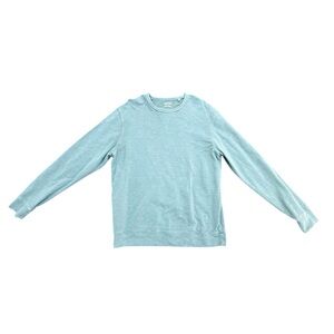 Oobe Brand Hatteras Crew Pullover Large Green Sweatshirt Long Sleeve Cotton